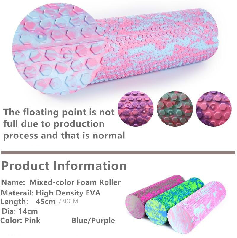 Iridescent Cloud Yoga Foam Roller Pilates Block High